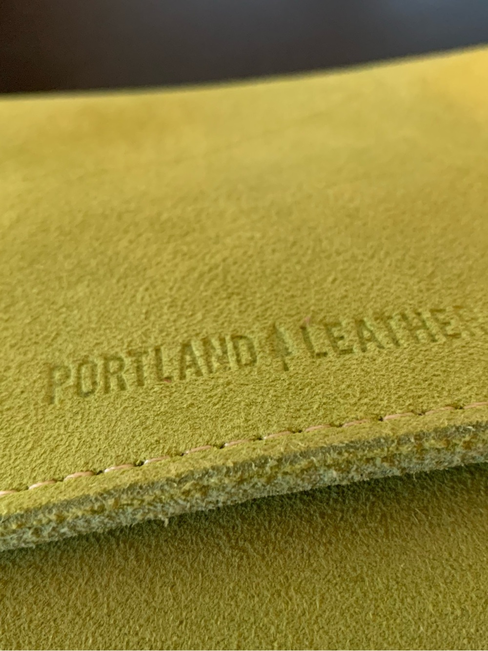 Portland Leather Goods Medium Metro--LIME - Picture 2 of 13